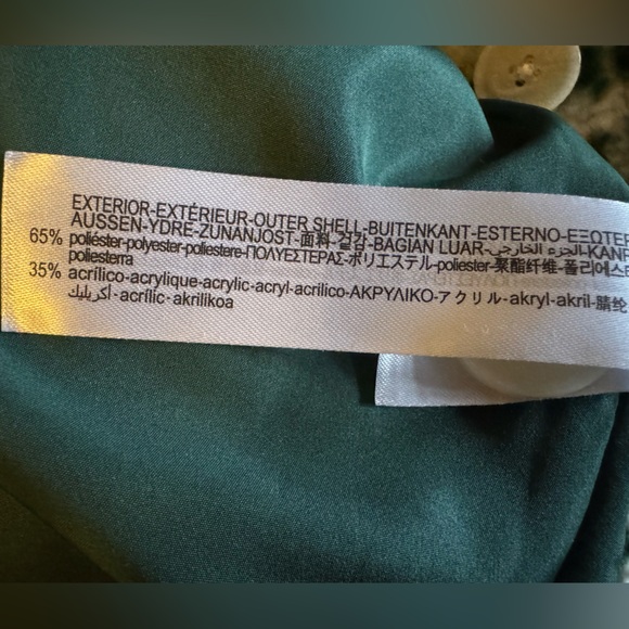 Zara Plaid Shearling Jacket EUC - Picture 5 of 5